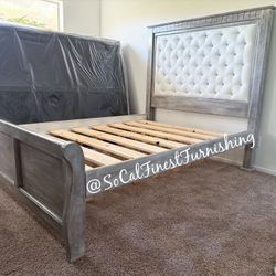 King Bed Frame - No Mattress 