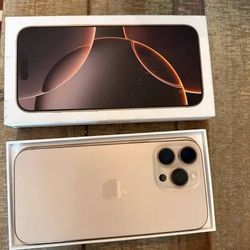 iPhone 16 Pro Max Unlocked  256GB Desert Titanium