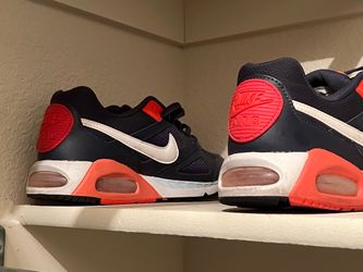 Nike air max navy blue and orange