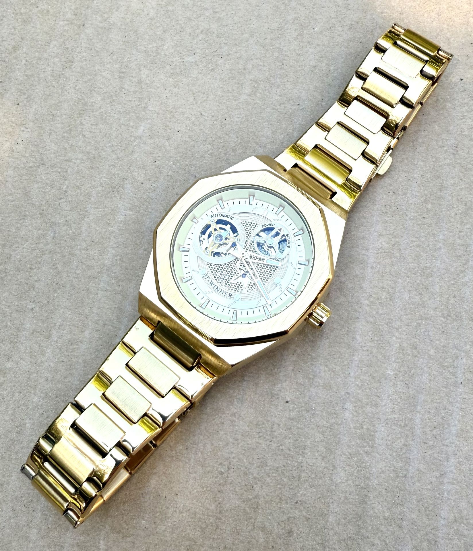 New T-Winner Automatic / Mechanical Watch Gold-tone Stainless Steel