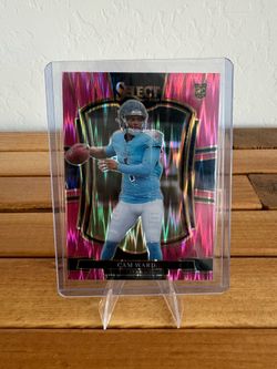 2025 Panini Select #126 Cam Ward Pink Prizm Shock