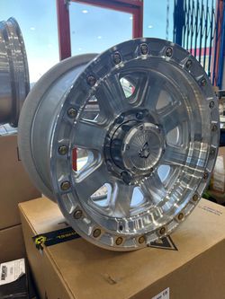 17x9 ARENA A148 GLOSS SILVER MACHINED 8x170 and 8x165 0 offset