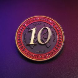 CSGO Veteran Coin 10 Years