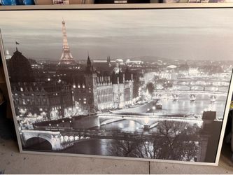 Framed Print of Eiffel Tower, Seine River, France (IKEA)
