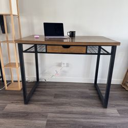 Modern Wood + Metal Desk/Table