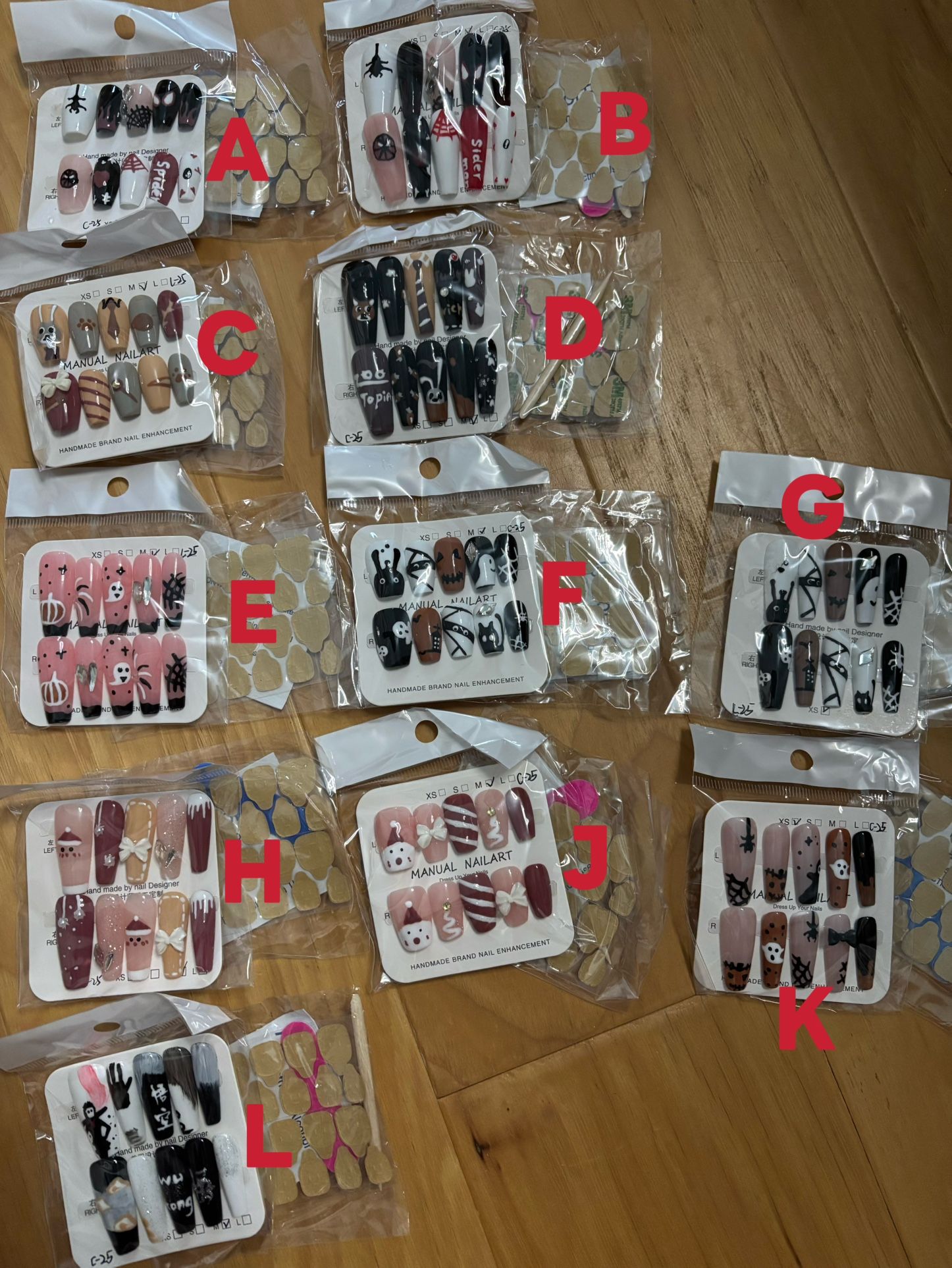10Pcs Handmade Press On Nails