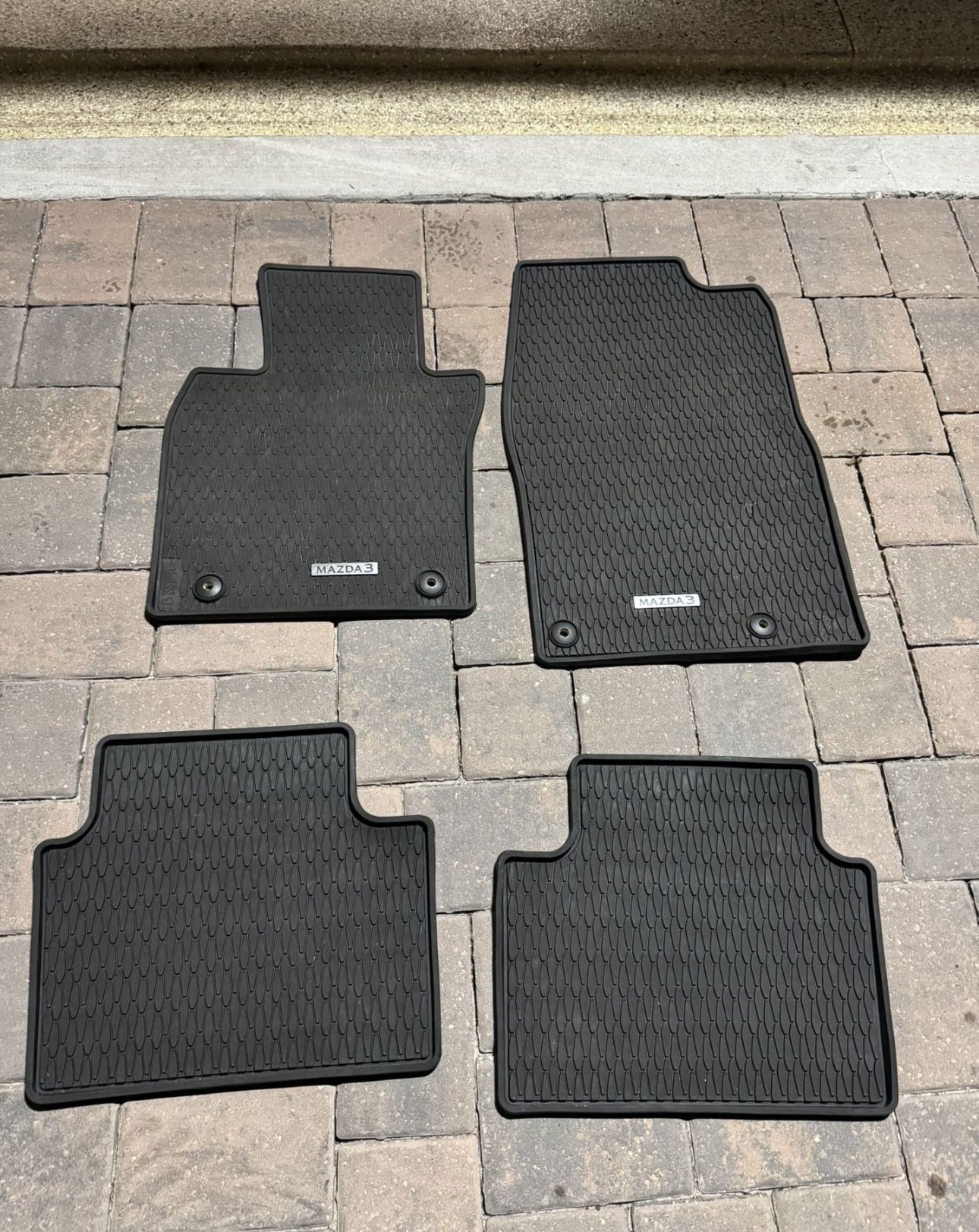 Original Mazda All Weather Mats And Trunk Net Organizer