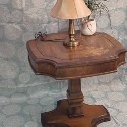 Vintage Accent Lane Table Use As Bird Cage Stand TV Fish Tank Plant