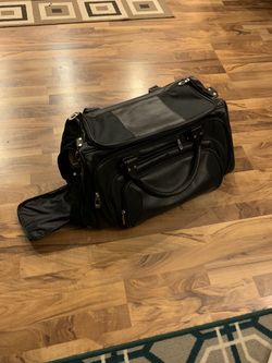 Vintage Nike Golf Leather Duffle Bag