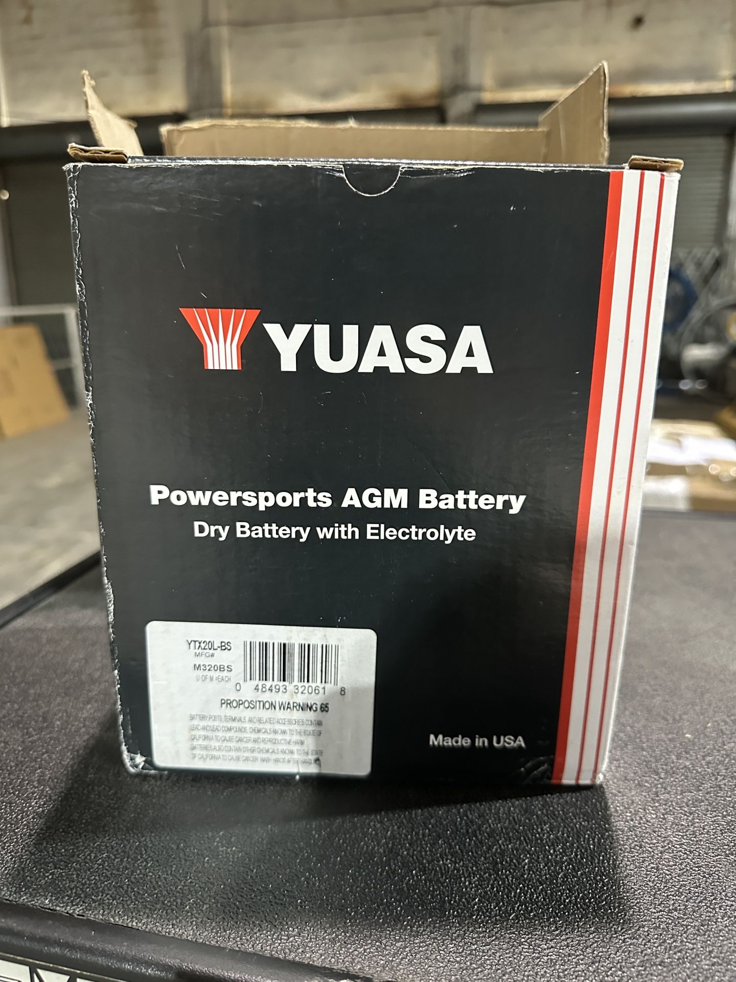 Yuasa bateria YUAM320BS YTX20L-BS  Para Moto