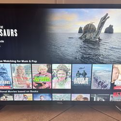 TLC Roku Tv with remote control