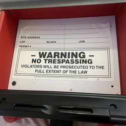 PERMIT BOX  NEW/EXTENDABLE 3 Sections And Spear For EZ INSULATION WITH GPS TRACKING!