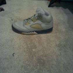 Lime Green Jordan Fives