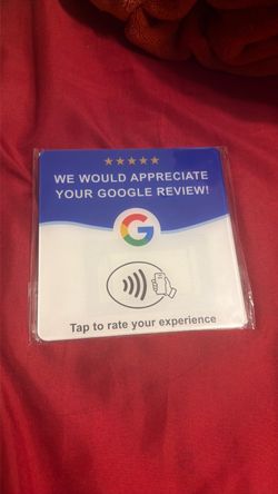 Google nfc reviews card