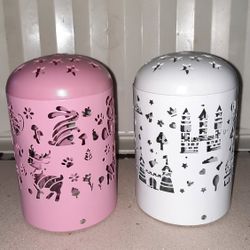 Two Piece Kids Carved Metal Night Light Projectors 