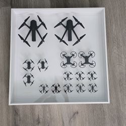 IKEA Art Event 2021 HUMANS SINCE 1982 DRONES Black/Wht Wall Decoration 19¾x19 ¾" 