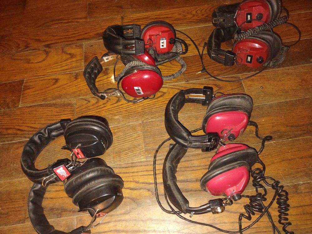 Racing Electronics Re-24, Action Sports Image Pt-20010,Race Trac Rt-40,Scanner Head Phones. Nascar Scanner Headphones