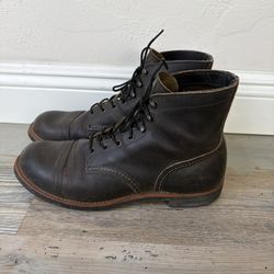 IRON RANGER Men's 6-Inch Boot in Black Harness Leather