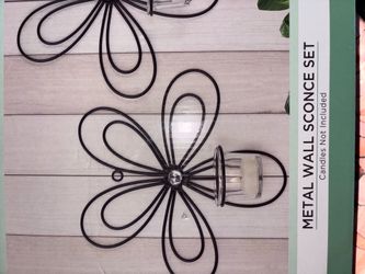Flower candle holder