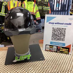 LIFT Carbon Fiber Gloss Black Cap Style Safety Hard Hat