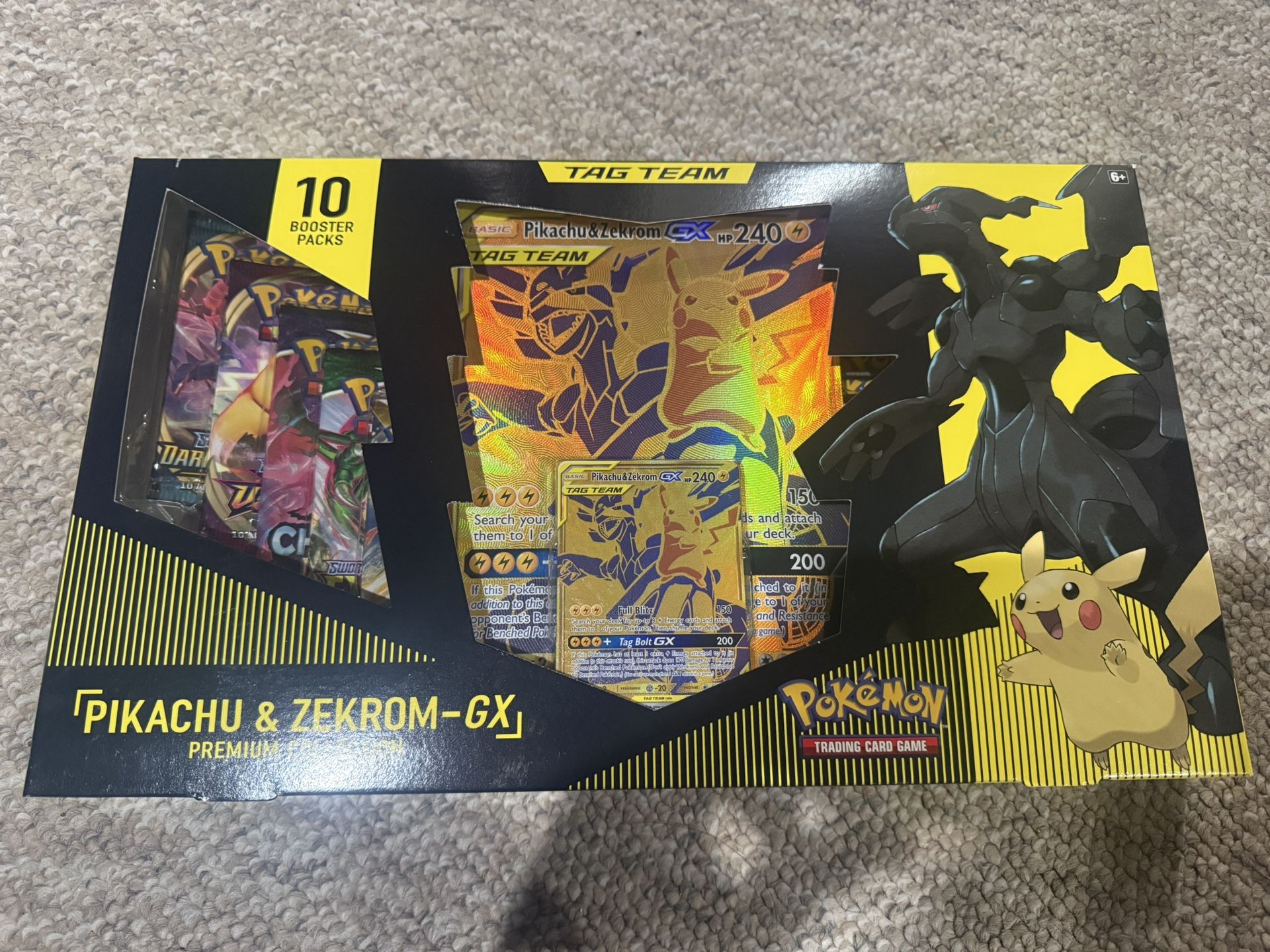 Pokemon Pikachu & Zekrom GX Premium Collection NEW Sealed SELL/TRADE