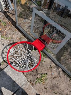 First team basketball goal full set