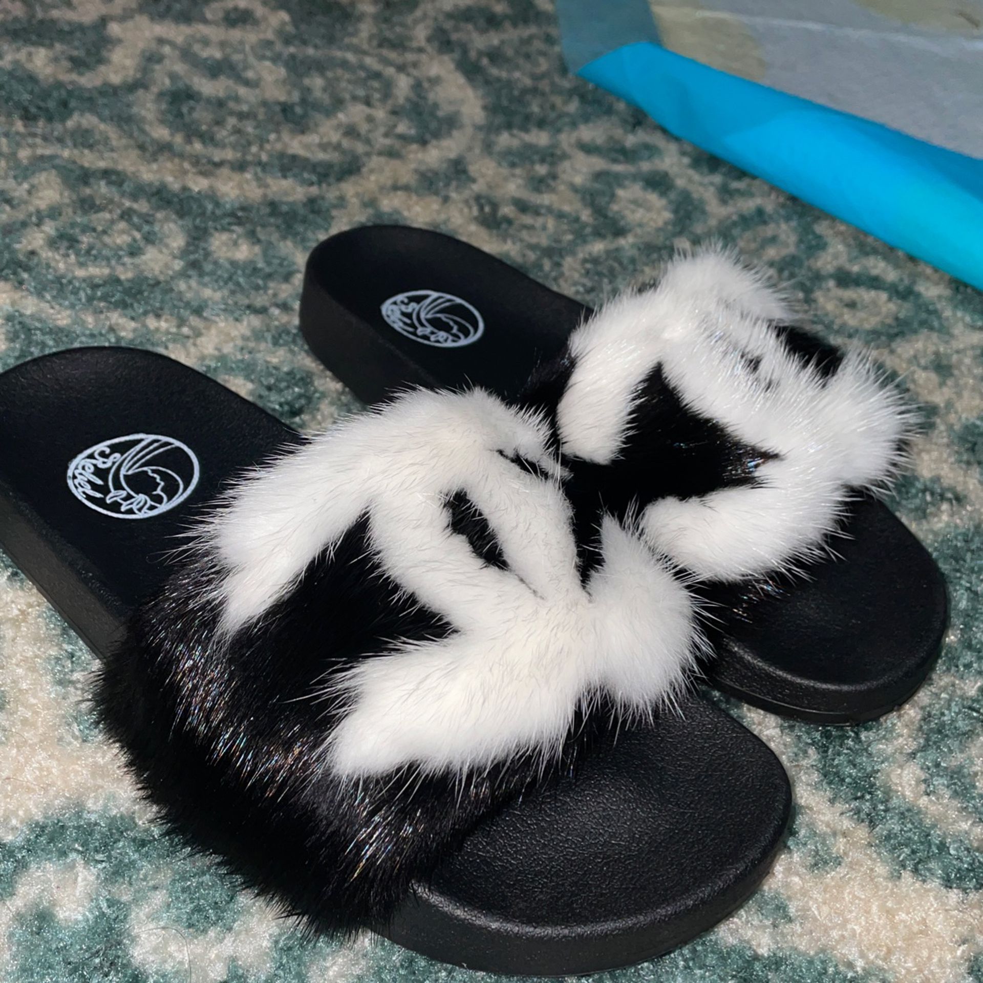 Chanel fur slides for Sale in Miramar, FL - OfferUp  Chanel slippers, Fake  designer bags, Replica handbags