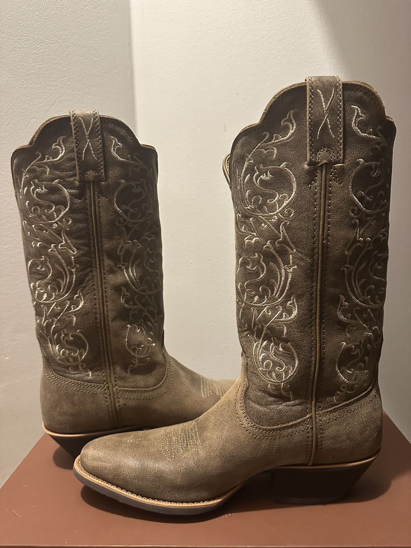 Twisted X 12” Western Toe Boot Bomber Womens Size 8 C