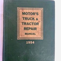 1954 Tractor Repair Manual 