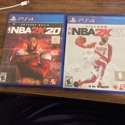 Ps4 NBA 2k 20 And 21