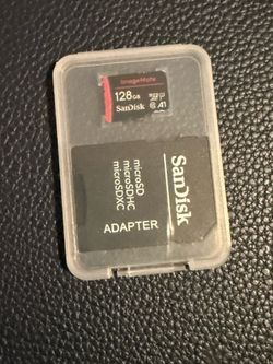 128GB micro sd card new with adapter
