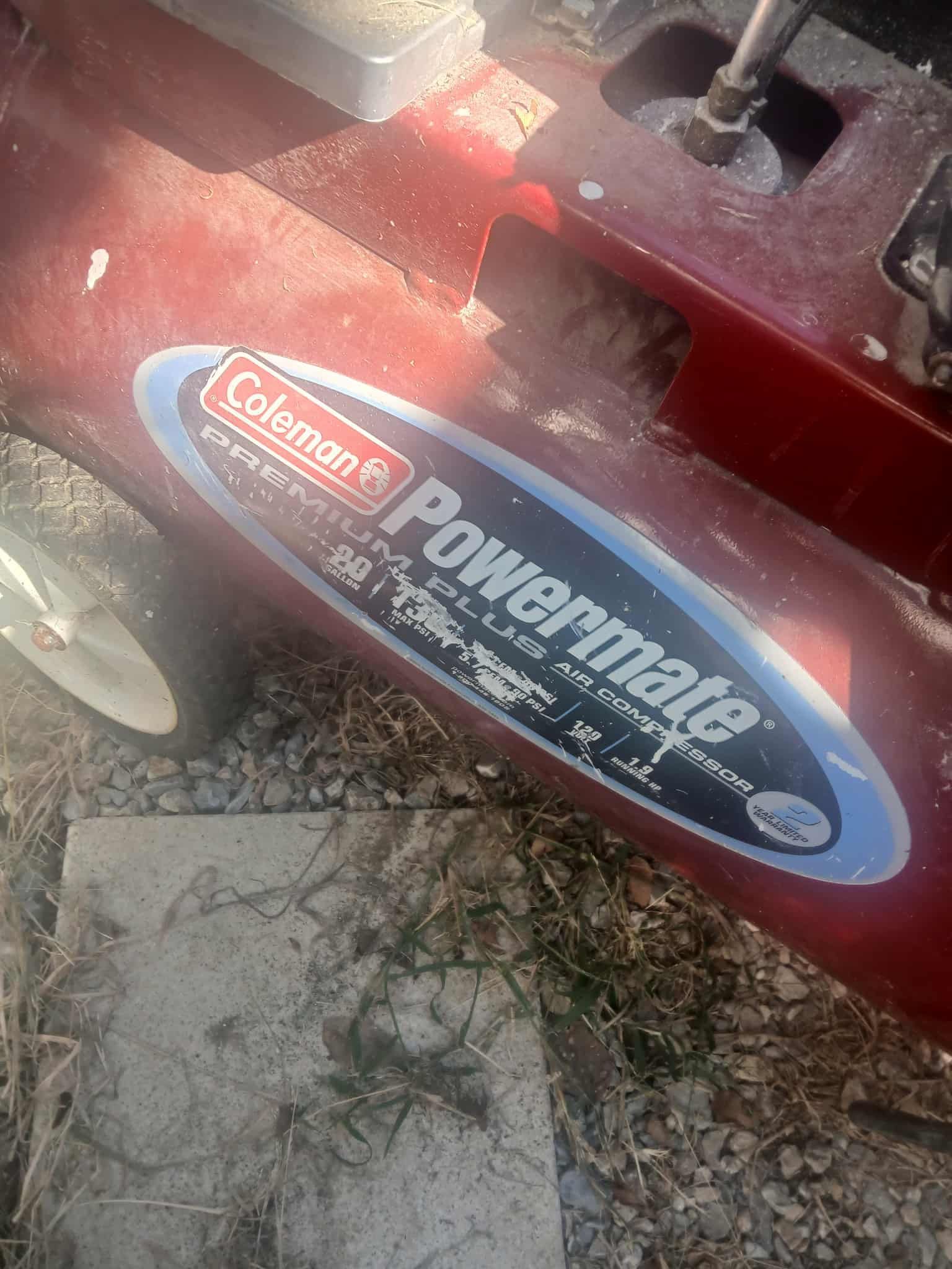 Air Compressor 20 Gallons.