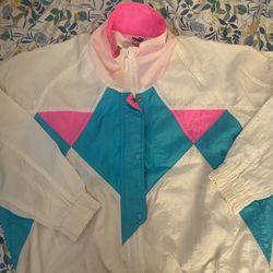Vintage 1980’s Puma Windbreaker Jacket Size Adult L