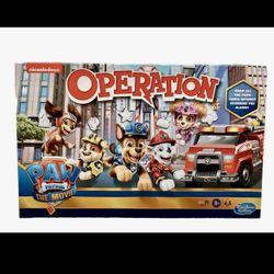 Paw Patrol The Movie Hasbro Operation Electronic Board Game Kids Ages 6+ New SEALED