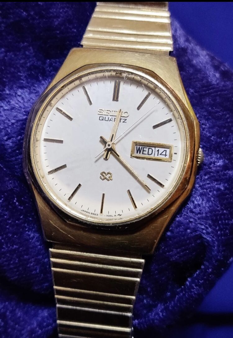 Seiko Vintage Hexagonal Case Day Date Classic Men's Watch