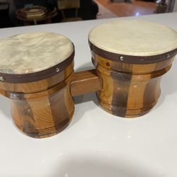 Vintage Set Of Conga Drums In Great Condition