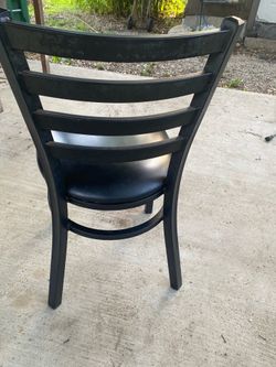 Restaurants style chair  steel  x 8