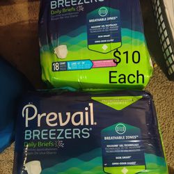 Adults Pampers $10 Each Bag