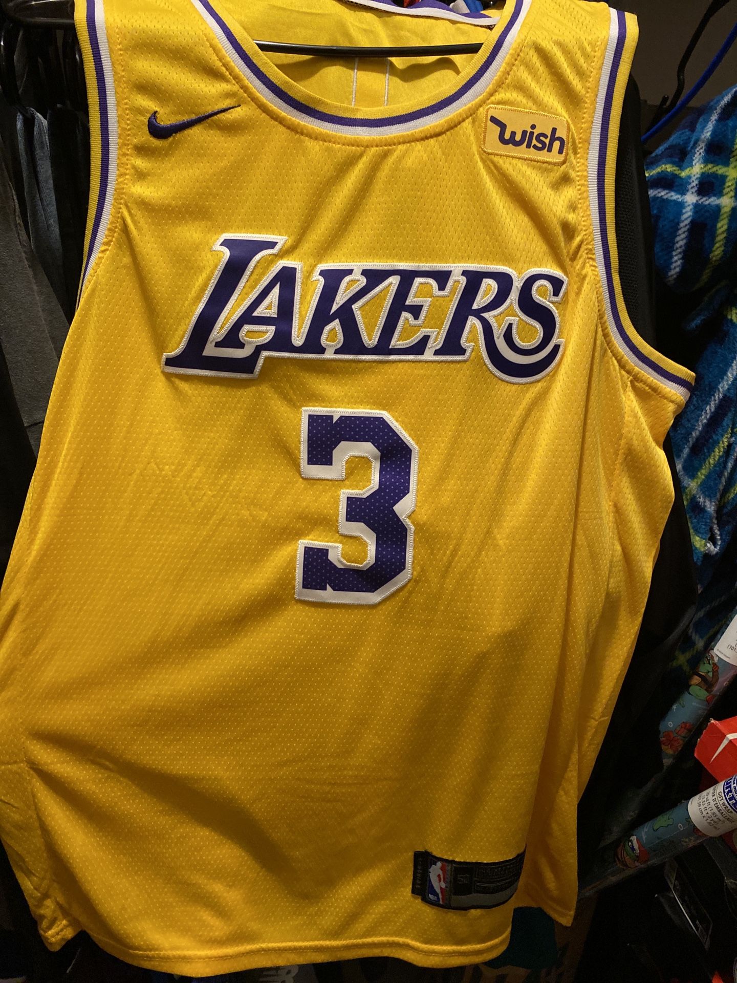 Lakers jersey Anothony Davis 3 Size S/M , Fit Kind Of Big , good Condition