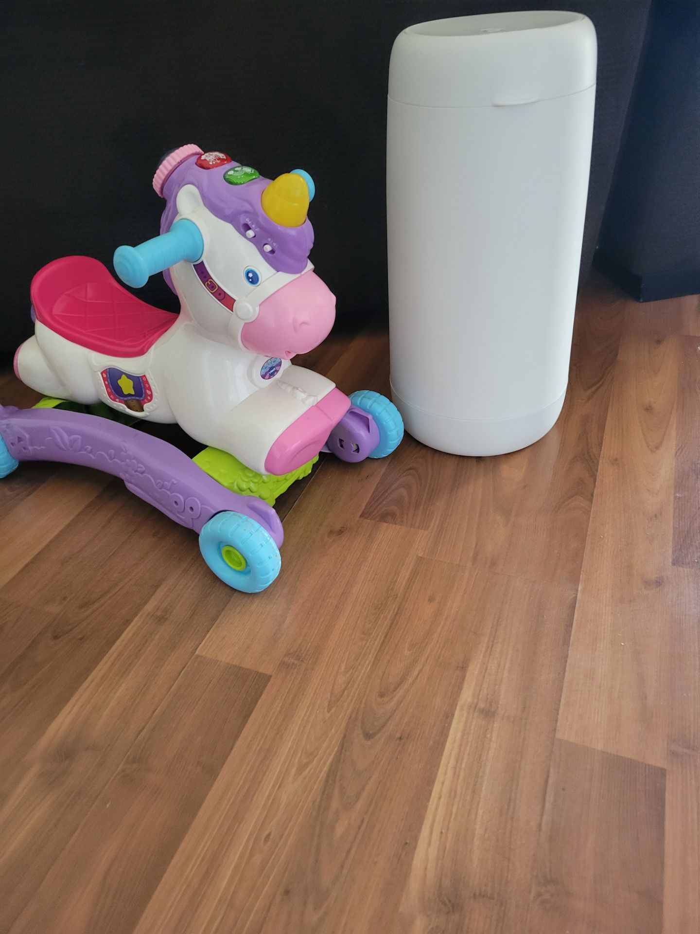 Kid toy and diaper genie