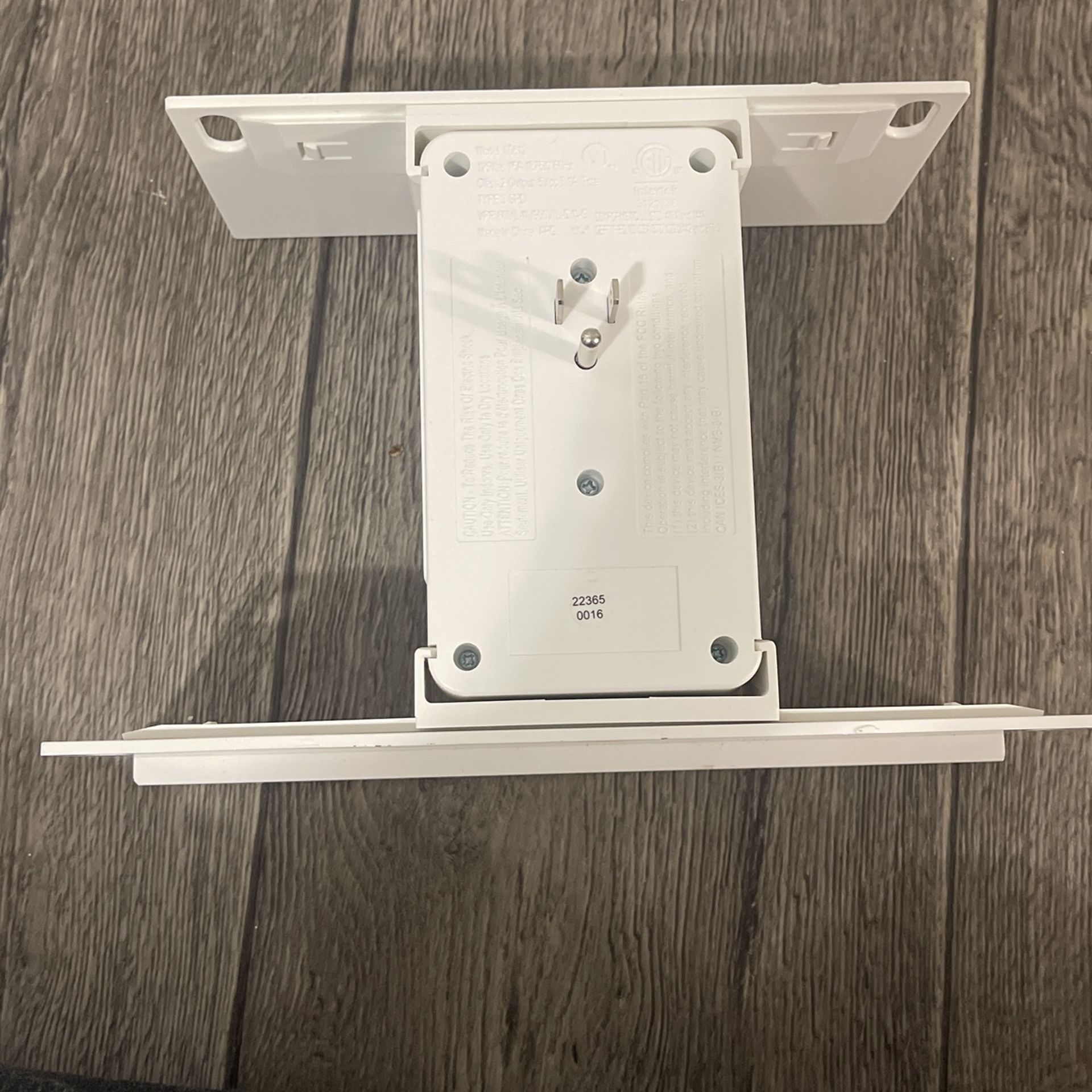 Sharper Image Socket Shelf Ultra White