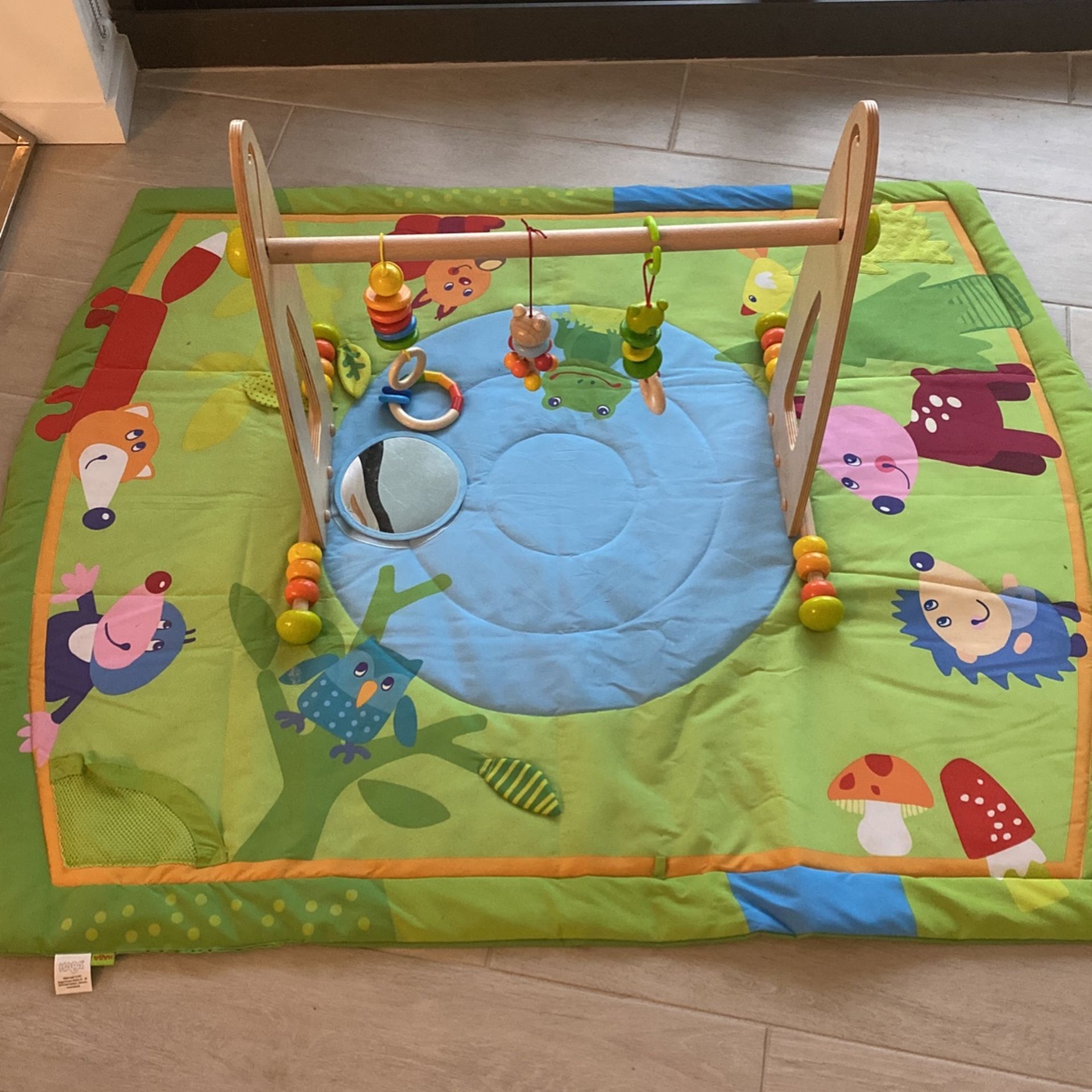 Haba Play Mat With Play gym Activity Center
