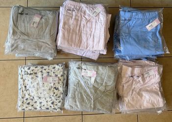(Q) 50-Piece Women’s Plus Size 1X-2X Pajama & Lounge Wholesale Lot