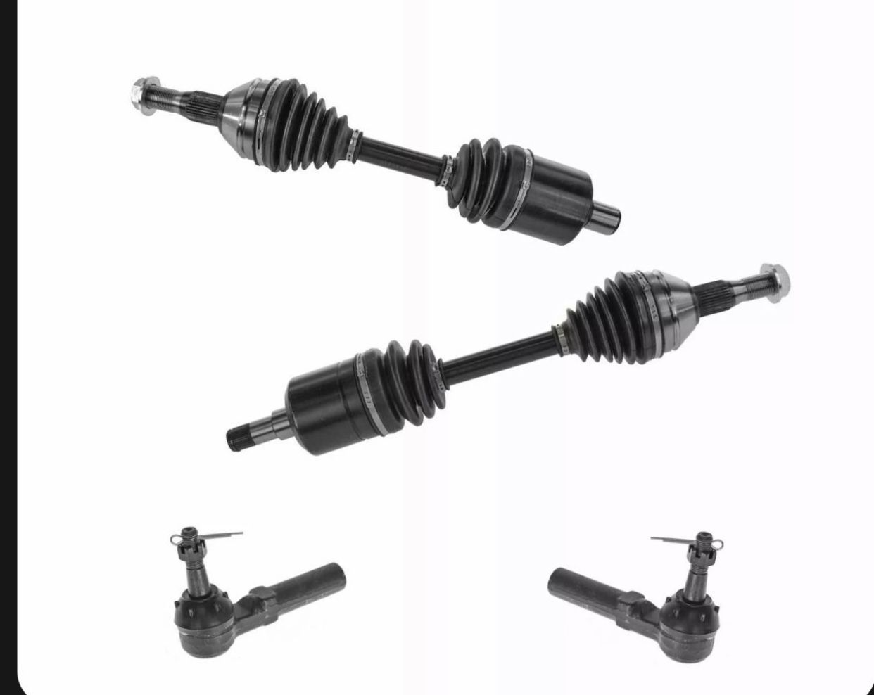 ce WSteering Kit Outer Tie Rods CV Axle Assemblies W