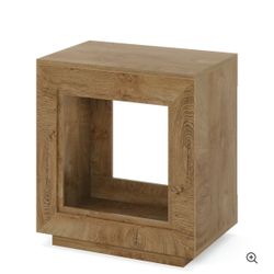 End Table, Square Side Table Nightstands with Storage