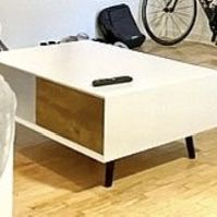 Coffee Table With Storage 48x26