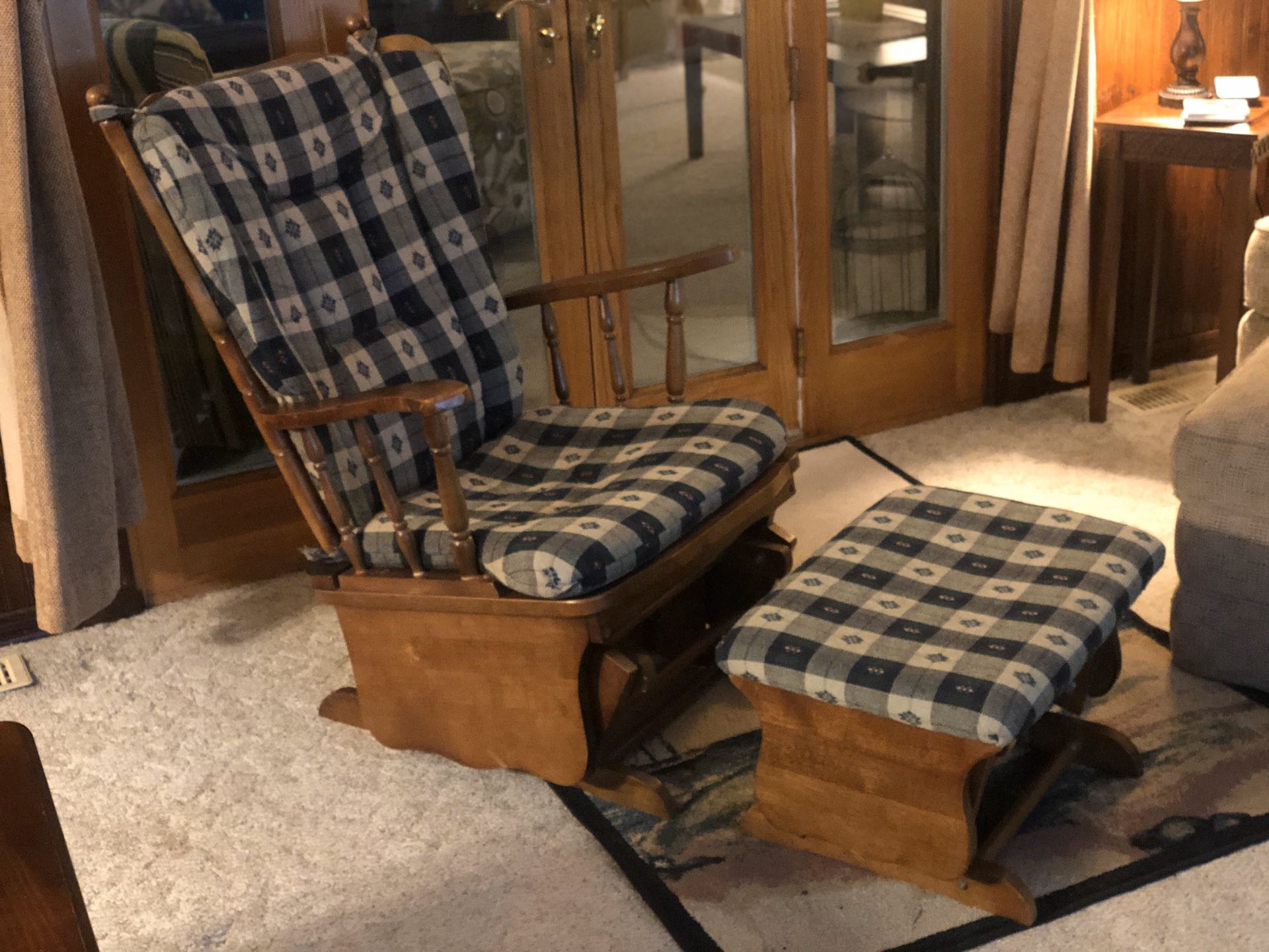 Rocking chair and ottoman