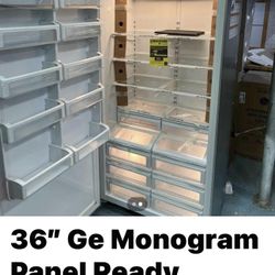 ge monogram all refrigerator new 36 inches 