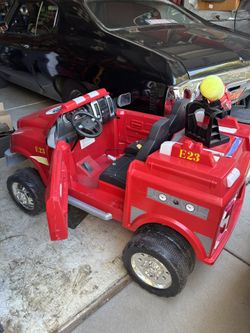 Kids Fire Truck- Needs Battery