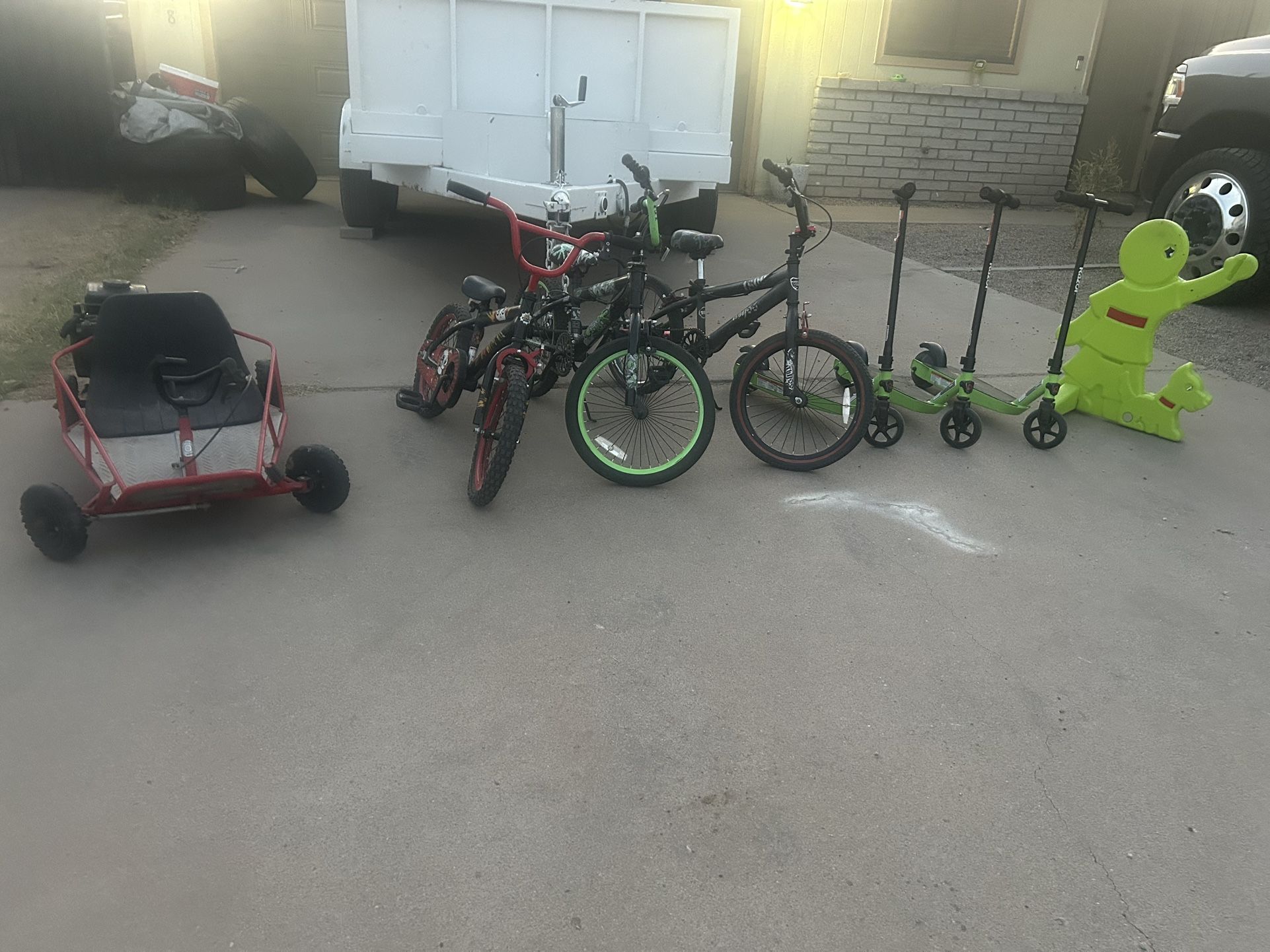 Used Kids Bikes Electric Scooters And Go Cart 